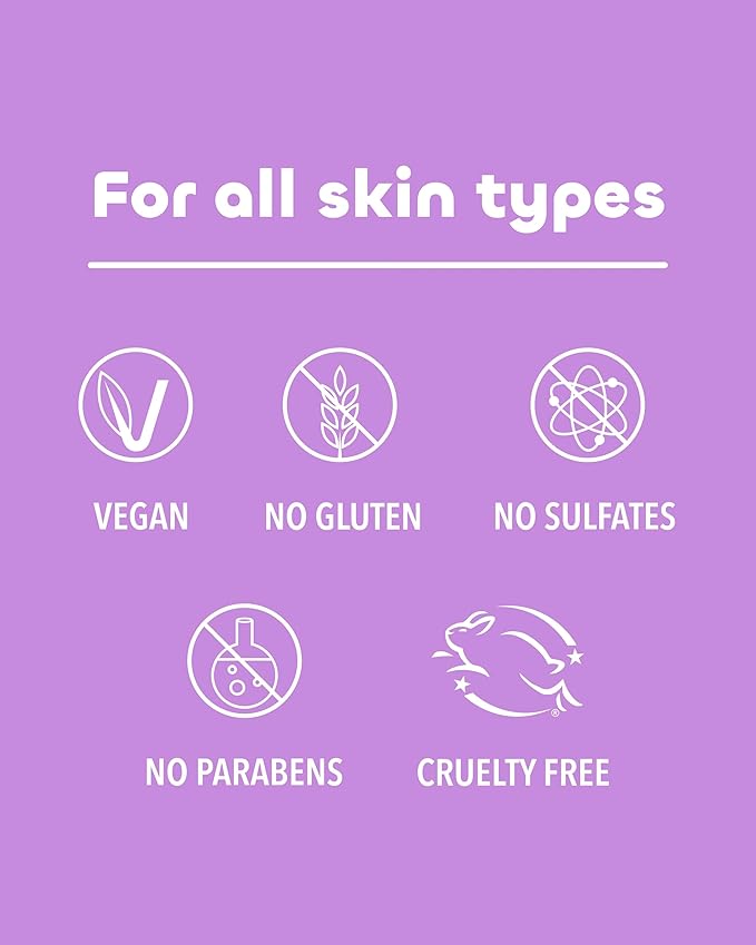 Seaweed Bath Co. Hydrate Body Wash - Lavender | Hydrating Foaming Cleanser with Soothing Natural Ingredients | Vegan, Paraben and Sulfate Free Shower Gel for Men and Women | 12 oz (Pack of 2)