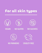 Seaweed Bath Co. Hydrate Body Wash - Lavender | Hydrating Foaming Cleanser with Soothing Natural Ingredients | Vegan, Paraben and Sulfate Free Shower Gel for Men and Women | 12 oz (Pack of 2)