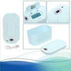 Baby Wipe Warmer, Portable USB Powered Baby Wet Wipes Dispenser Holder with Temperature Control, Paper Towel Heater for Home, Car, Travel (Green)