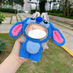 Clothes for LABUBU Doll (NO Doll),Outfit for LABUBU,Clothes Set for LABUBU Dress Up,Accessories for LABUBU (Stitchs)