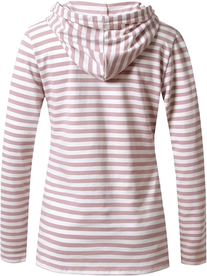 GINKANA Women's Nursing Hoodie Sweatshirt Long Sleeves Breastfeeding Maternity Tops Casual Clothes