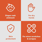 Dealmed A&D Ointment | Diaper Rash Cream for Baby with Vitamins A & D | Moisturizing Skin Protectant | Soothes and Nourishes | Healing Ointment for Dry and Cracked Skin (144 Packets/Box, Pack of 1)