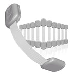 Baby Proofing Child Safety Locks (12 Pack) by Skyla Homes - The Safest, Quickest and Easiest 3M Adhesive Cabinet Latches, No Screws & Magnets, Multi-Purpose for Furniture, Kitchen, Ovens, Toilet Seats