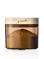 Travel Formula Container, 800ml BPA-Free Baby Formula Dispenser On The Go with Flip Top Lid, Magnetic Spoon & Date Marker, 13OZ, 0.84LB, 380g, Brown