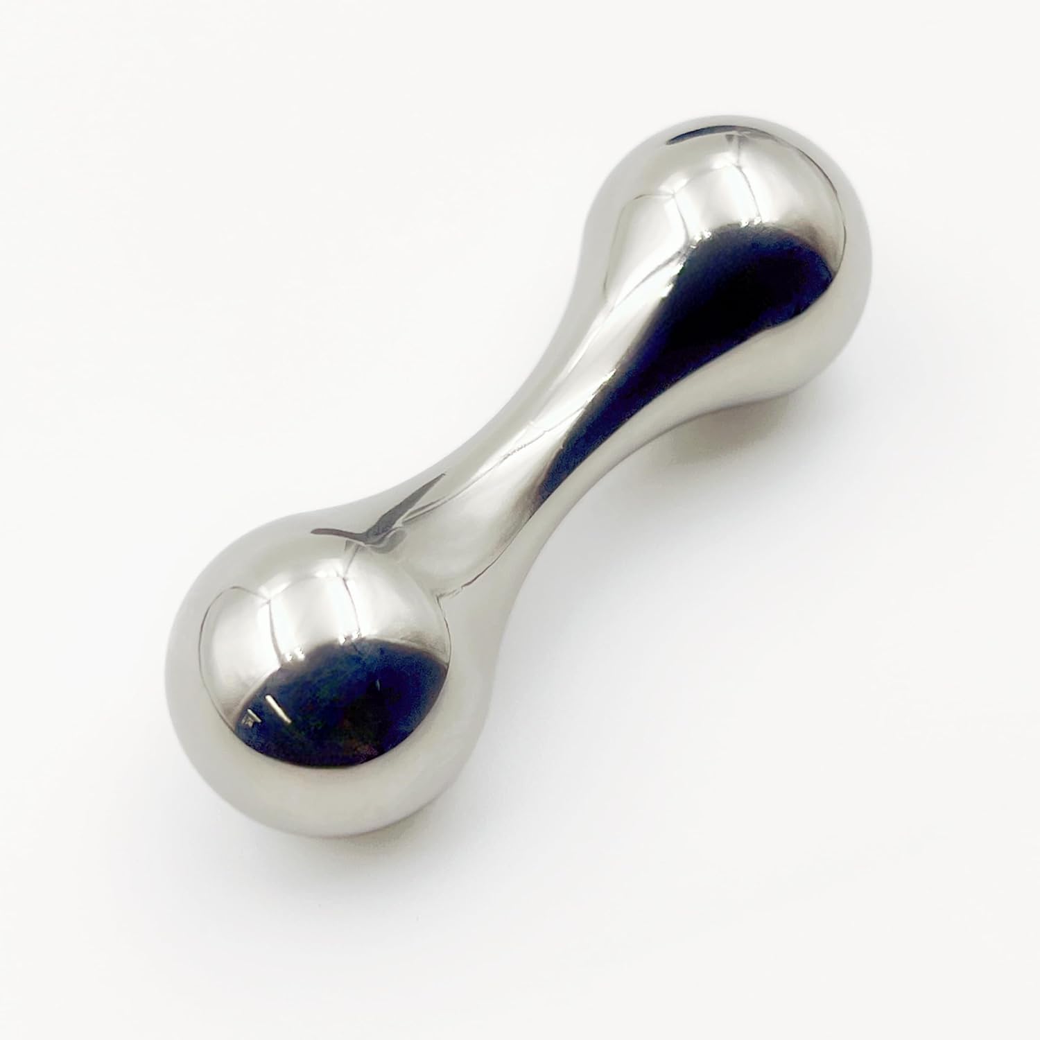 Knucklebone Skill Toys, Small Bone Toys, Made of Metal, Portable EDC Fingers Fidget Toys, Gifts for Skill Players (Titanium/Mirror Polishing)