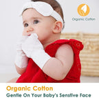 Baby Anti Scratch Mittens - No Scratch Mittens for Boys & Girls (6-12 Months) - 6 Pairs