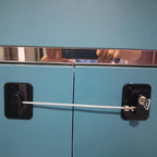 YEYA Refrigerator Lock, Mini Fridge Lock for Kids, Child Safety Cabinet Locks, 2 Pack