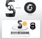 Kinetic Optical Illusion Toys, Kinetic Desktop Fidget Spinner Toys, Cool Gadget Desk Toy Fidget Toys Gift for Various Holidays, Kinetic Spinner Ball Relieve Stress Anxiety for Kids and Adults (Black)