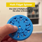 Math Fidget Spinners, Math Fact Fidget Spinners, Math Multiplication Fidget Spinners, Math Fidget Toy Multiplication for Kids