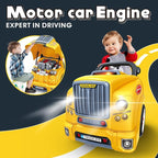 Interactive Truck Engine Toy with Removable Parts - Lights, Sounds, and Fun for Young Mechanics -Unleash Their Creativity and Motor Skills with This Truck Engine Toy (Yellow)