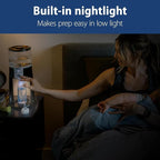 Dr. Brown's Insta-Prep Warm Water Dispenser with Baby Formula Dispenser, Blue