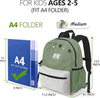 Toddler Backpack for Boys Girls 2-5, Preschool Backpack for Boys Girls, Kids Child Kindergarten Backpack, 13"H, Fit Standard Folder