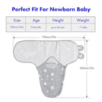 Soarwg Kids Baby Swaddle, Swaddle Blanket, Swaddle Sack, Organic Nursery Swaddling Blankets 0-3 Months, Standard 100 by Oeko-TEX, Adjustable Newborn Swaddle Wrap Infant Sleep Sacks 4 Pack Small