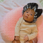 AKISS Baby Infant Newborn Toddler Satin Silk Hair Bonnet for Baby Girl Boy Sleeping Kids Cap Hat