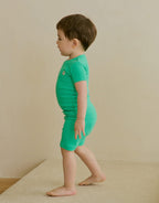 moimoln Pajamas Set 6M-5Y Solid Ribbed Unisex Baby & Toddler, Soft Viscose, Snug-Fit, Everyday Sleepwear