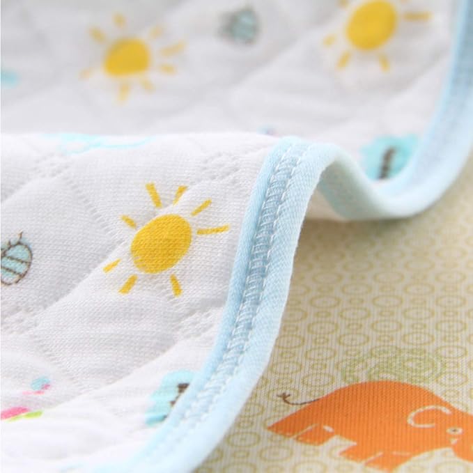 MBJERRY Waterproof Changing Pads Portable - Breathable Leak Proof Mattress Pad Protector Baby Changing Mat for Toddler, Kids Pack of 3 (S (17.7 x 13.7 Inch))