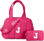 Dance Bag, Kid Weekender Bags，Girl Overnight Bag with Wet Pocket，Sweet 16 Gifts for Girls-Lightweight Travel Tote Personalized Cheer Bags with Makeup Pouch