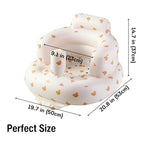 PandaEar 2 Pack Baby Inflatable Bathtub & Baby Seat for 3 Months+, Portable Travel Baby Infant Bath Tub and Infant Chair Toddler Floor Seats with Built in Air Pump for Newborn