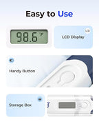 femometer Oral Thermometer for Adults and Kids, Fast Accurate Oral, Underarm & Rectal Digital Thermometer with Flexible Tip, Navy Blue