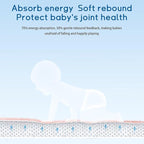 Baby Play Mat for Floor Tummy Time Nursery Rug Muscle Mat Area Playroom Rug 4'11x3'28" Memory Foam 1.3" Thick Crawling for Babies,Toddlers, Infants, Kids(Light Gray)