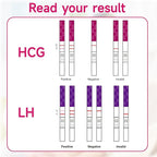 Ovulation Test Strips and Pregnancy Test Strips Kit, Ovulation Strips Tracker Fertility Test for Women, 50 LH Test + 20 HCG Test + 1 Reusable Urine Cup, Ovulation Predictor Kit for Home