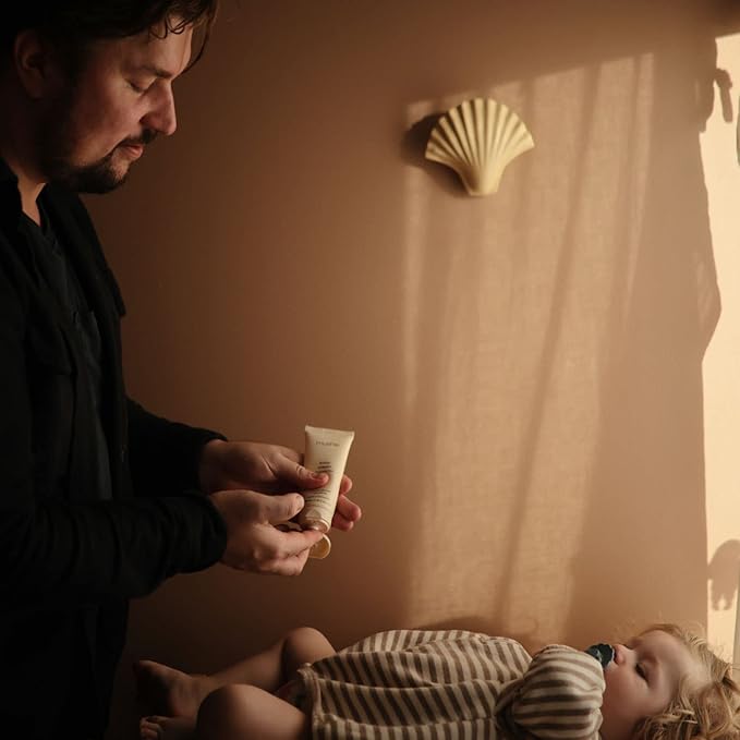 mushie Baby Cream | Healing Ointment for Dry, Chaffed Skin, Diaper Rash, & Minor Scratches | Certified COSMOS ORGANIC | Made In Denmark, 3.38 fl oz (100 mL)