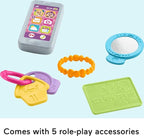 Fisher-Price Baby & Toddler Toy Laugh & Learn My Smart Purse with Lights, Learning Songs & 5 Accessories for Infants Ages 6+ Months