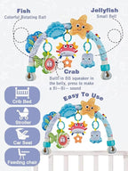 Pau1Hami1ton Baby Stroller Arch Toys, Car Seat Toys,Baby Gifts.S-19(Red Crab)