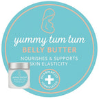 Yummy Tum Tum Stretch Mark Belly Butter for Pregnancy - 4fl Oz, Soft Lavender Scent - Pregnancy Stretch Mark Prevention - Pharmacist Formulated.