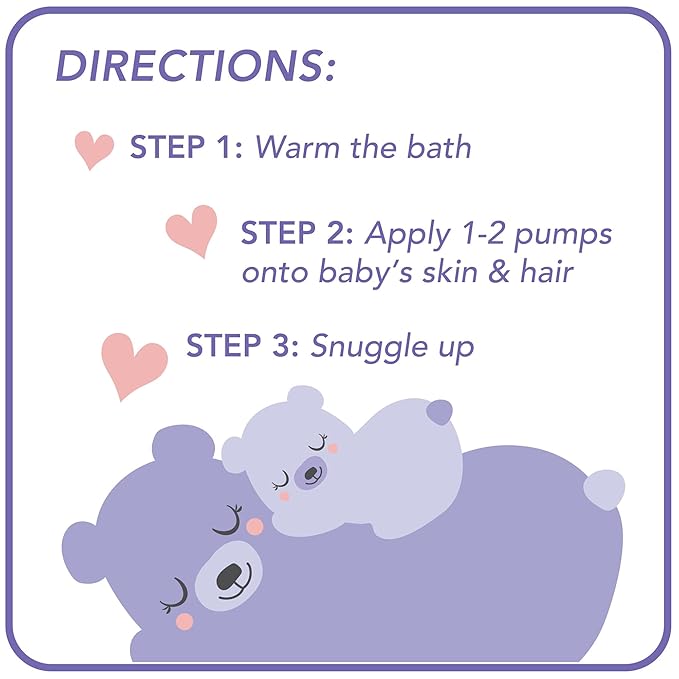 Jergens Baby Calming Head to Toe Liquid Baby Wash, Body Wash and Shampoo, Tear Free, 20 Fl Oz