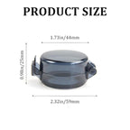 2 Pack Deadbolt Child Safety Lock Cover - Child Proof Deadbolt Cover & Door Knob Protector, Deadbolt Lock Cover for Kids, Prevents Accidental Locking (Fits Standard Locks) (Black)