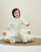 Newborn Baby Fleece Jumpsuit Girls Boys Winter Hooded Coverall Romper Cute Baby Snowsuit Clothes