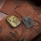 Magnetic Metal Fidget Toys - Metal Poker Push Card Fidget Slider Stress Relief Toy, Men’s EDC Toy Fidget Toy Haptic Coin, Office Desk Toys Gifts for Boyfriend and Father (Silver KK)