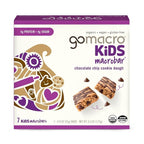 GoMacro Kids MacroBar Organic Vegan Snack Bars - Chocolate Chip Cookie Dough (0.90 Ounce Bars, 7 Count)
