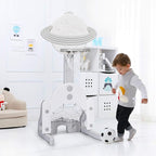 Costzon Kids Basketball Hoop, Toddler Sports Activity Center with 5 Adjustable Height Levels, Basketball Soccer Golf Game Set, Indoor Outdoor Basketball Hoop Set Best Gift for Baby Infant