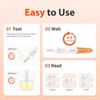 iHealth Early Pregnancy Test 2-Pack, Ultra-Sensitive Detection, Over 99% Accurate. Get Reliable Results 6 Days Before Your Missed Period. Easy at-Home HCG Fertility Test Kit, Individually Wrapped