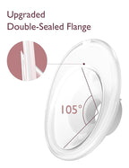Momcozy Double-Sealed Flange 27mm Compatible with Momcozy M5 Breast Pump. Original M5 Breast Pump Replacement Accessories, 1PC (27mm)