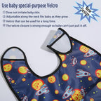 Baby bibs Waterproof Toddler bib - Feeding bib with Pocket for Infant Boy Girl Washable 6-36M
