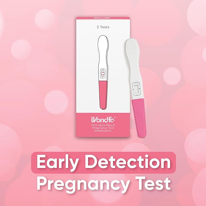 Wondfo Early Result Pregnancy Test Sticks-6 Days Before Missed Period-Rapid Detection at Home Pregnancy Test (10 Pack)