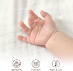 Baby Blankets for Boys Girls, Soft Nursery Minky Blankets with Muslin and Dotted Fleece Back 30x40 inches, Receiving Bed Quilt for Newborn, Infants, Toddlers (Butter)