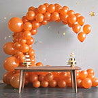 140pcs Orange Round Balloons Different Sizes 18 12 10 5 Inch Latex Balloons for Arch Decoration Party Balloon Kit for Graduation Birthday Party Wedding Balloon Baby Shower Decoration