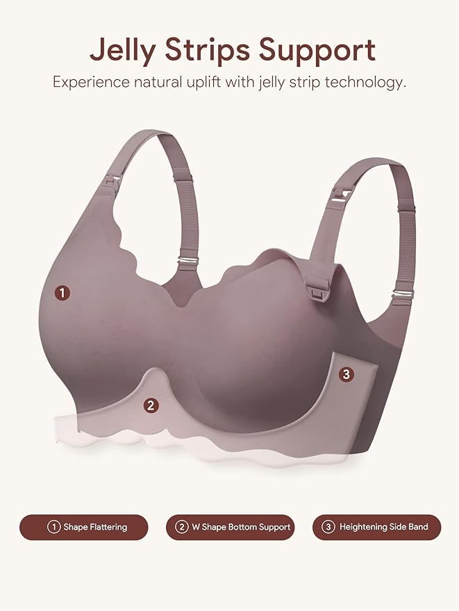 Angelhood Nursing Bras for Breastfeeding Ultra Comfort Seamless Maternity Bra Pack Wireless Pregnancy Bralette Bra Extender