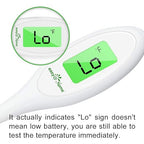 Easy@Home 8 Sec Fast Reading Digital Oral Thermometer for Adult, Kid and Baby, Oral, Rectal and Underarm Temperature Measurement for Fever with Two-Color LCD Display Backlit and Alarm EMT-A12