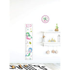 Sungwon Personalized Kids Canvas Growth Chart, Mermaid