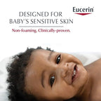 Eucerin Baby Eczema Relief Cream Body Wash, Fragrance Free Eczema Body Wash for Babies with Colloidal Oatmeal, 13.5 Fl Oz Bottle