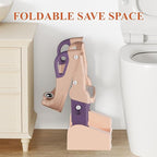 Potty Training Seat, Toddler Toilet Seat for Little Boys Girls, Potty Training Toilet with Urinals, Toddler Step Stool Ladder and Splash Guard (Pink)