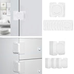 CMINGJ Cabinet Locks(12-Pack) for Babies, Kids and Toddlers Proofing Cabinet Child, Safety Locks Suitable for Cabinets, Drawer and Refrigerator with Easy Installation (9 Flat Lock+3 Right Angle Lock)