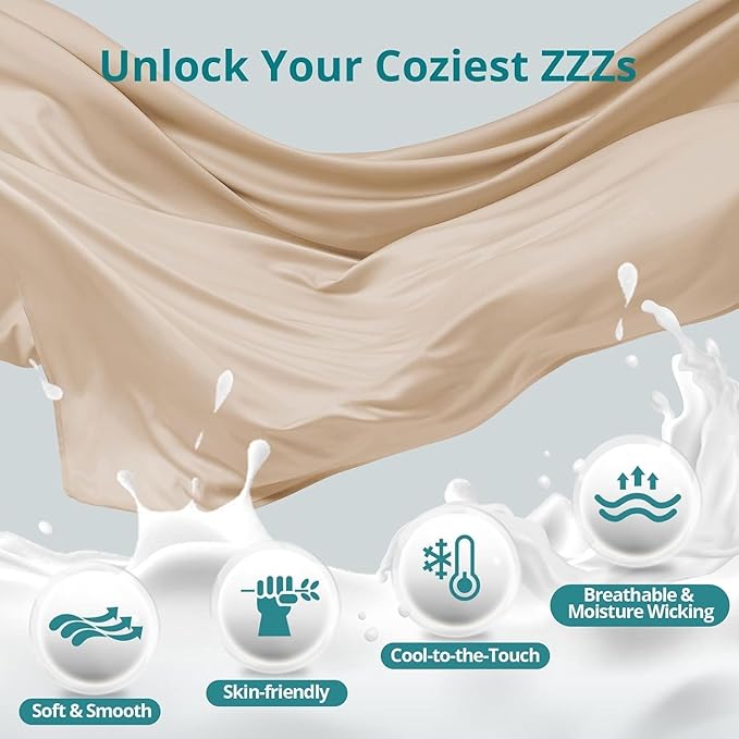 Sasttie Pregnancy Pillows for Sleeping, Jumbo U Shaped Cooling Full Body Pillow with Removable Cover, Pregnant Women Must Haves, Maternity Essential, Beige