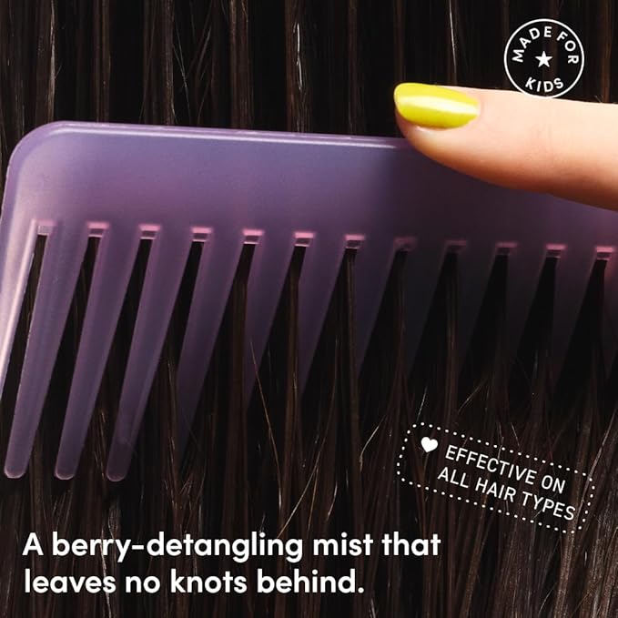 Evereden Kids Detangler Spray: 4-in-1 Leave-In Hair Spray | Detangle, Moisturize, & Protect | Easily Tackle Even the Toughest Knots | Clean & Vegan All types of Hair Product for Kids