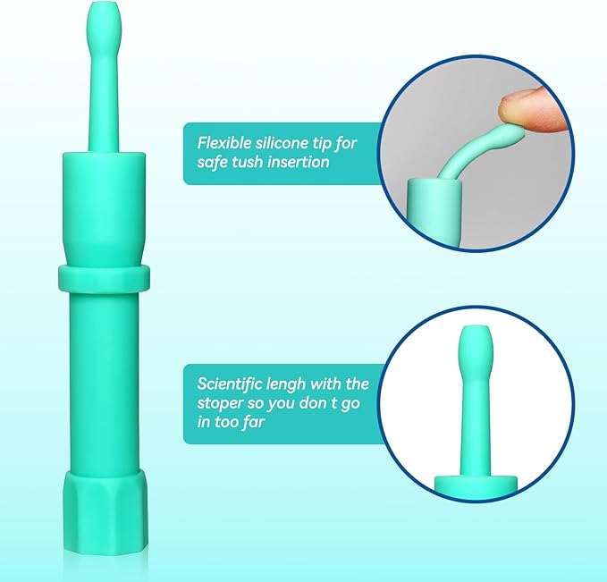 Gas and Colic Reliever for Babies, Baby Gas Colic Relief, Natural Solution for Baby Colic and Gas Relief, Safe & Effective Instant Constipation Relief for Babies, 20 Count (Green)